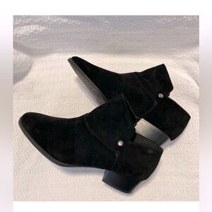 Aerosoles Diane Black Suede Ankle Boots  8